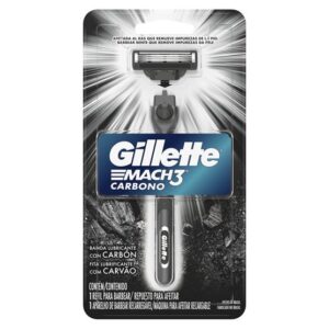 GILLETTE AP BARBA MACH3 CARBO C/1 UND
