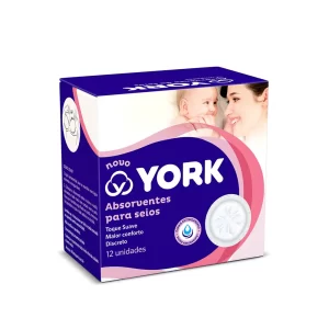 ABSORVENTE SEIOS YORK 1X12UN