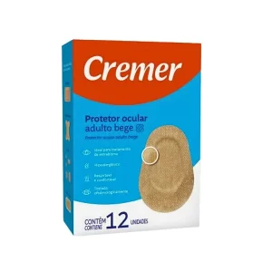 PROTETOR OCULAR ADULTO C/12 (BEGE)