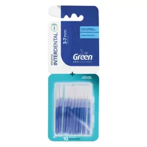 GREEN ESC INTERDENTAL CONICA+CAPAC/10