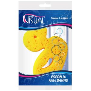 ESPONJA BANHO NOVO VISUAL KIDS PATINHO 6X1