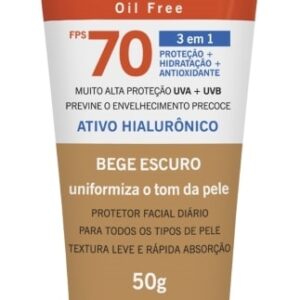 HELIODERM FACIAL FPS70 50G BEGE ESCURO