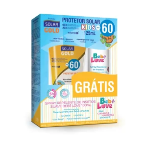 KIT SOLAR GOLD KIDS FPS60 125ML + REPELE