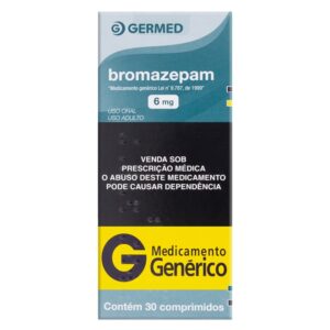BROMAZEPAM 6MG C30 (GERAL)