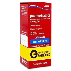 PARACETAMOL 200MG/ML SOL GTS 15ML GEN