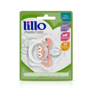 LILLO CHUPETA FUNNY ANIMAIS SILICONE ORTO T2 AMAR 1X1