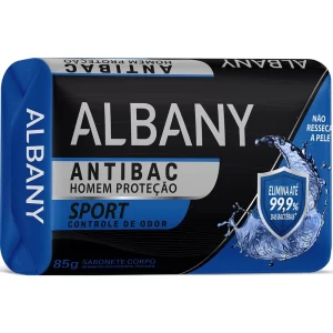 ALBANY SAB SUAVE AZUL HOMEM ANTIBAC 85G