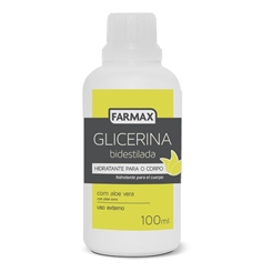 GLICERINA BI-DEST.C/ALOE VERA 100ML (VAREJINHO)