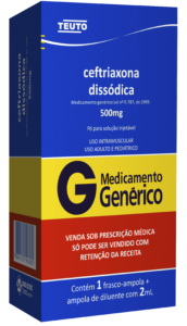 CEFTRIAXONA DISSODICA-500MG IM PO SOL INJ