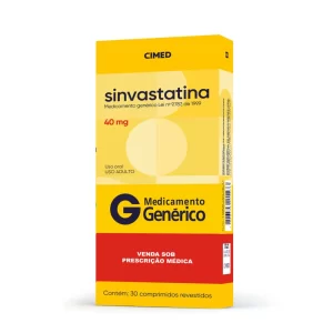 SINVASTATINA 40MG C/30 (CONTINUO)