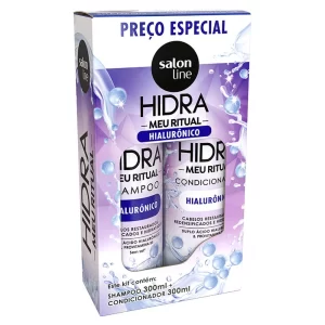 SALON LINE KIT SH+COND HIDRA HIALURONICO