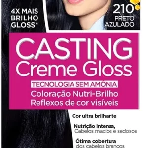 CASTING GLOSS 210 PRETO AZULADO