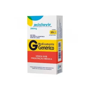 ACICLOVIR 200MG C/25