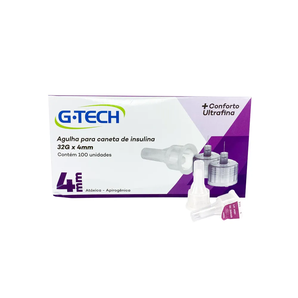 AGULHA ULTRA FINA P/ CANET 4MM 32G C/100
