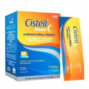 CISTEIL IMUNO C 600MG C/10 ENV - ACET+VITC