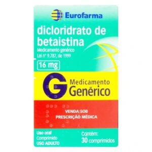 BETAISTINA 16MG C/30 (CONTINUO)