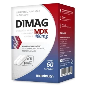 DIMAG MDK MAXINUTRI (DIMAGNESIO MAL+VITK27 D)400MG 60CAPS/MAX