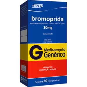 BROMOPRIDA 10MG C/20 COMP