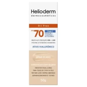 HELIODERM FACIAL FPS70 50G BEGE CLARO