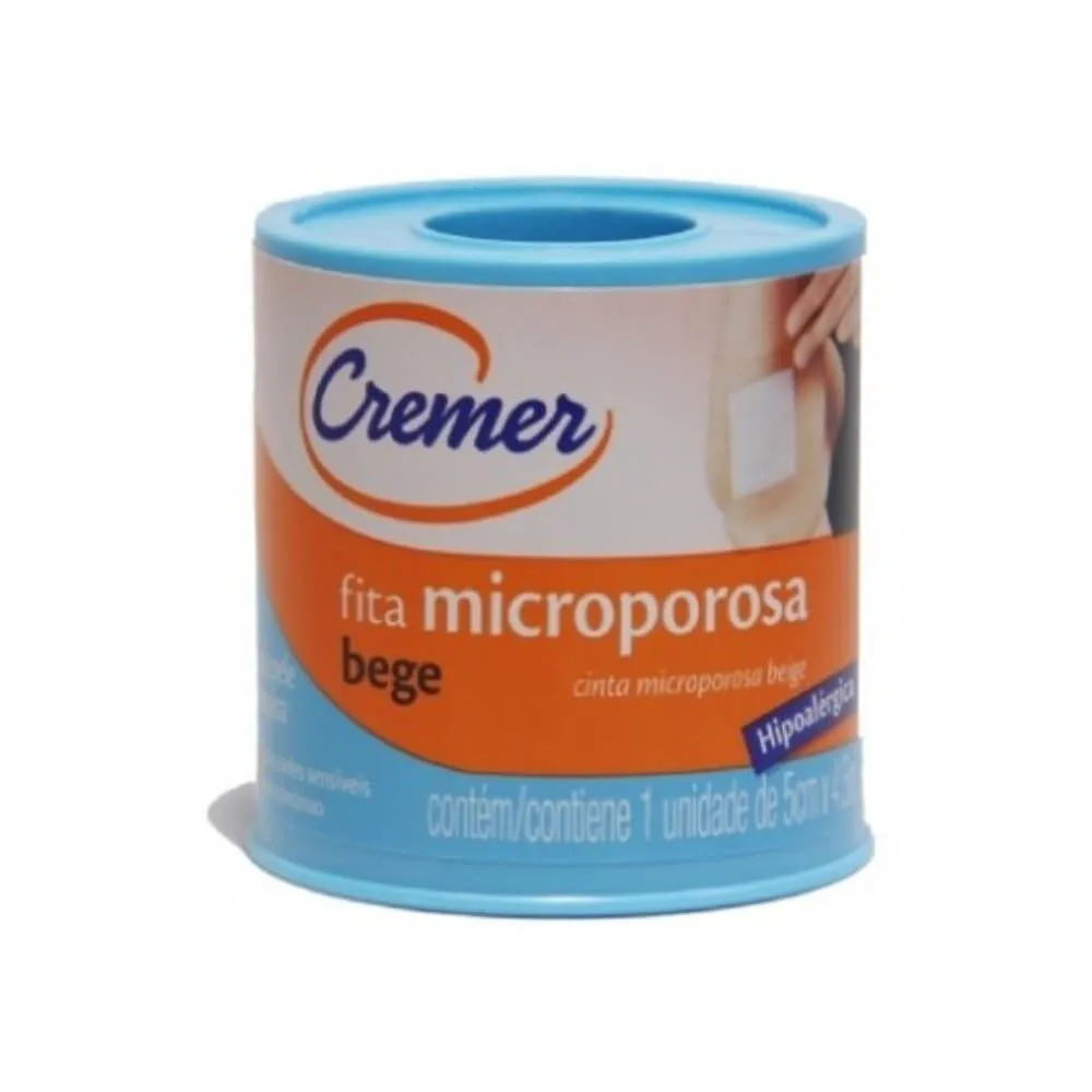CREMER FITA MICROPORE - BEGE 5 X 4,5