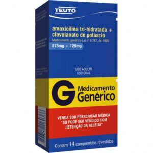 AMOXICILINA+CLAV 875/125MG C/14 (ANTIBIOTICO)