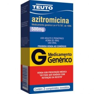 AZITROMICINA 500MG C/3 (ANTIBIOTICO)