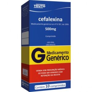 CEFALEXINA 500MG C/10 (ANTIBIOTICO)