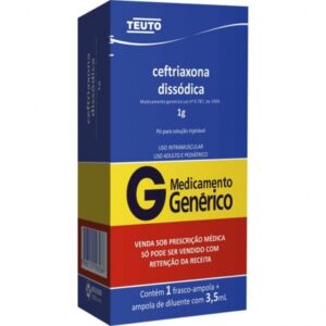 CEFTRIAXONA 1G ( ANTIBIOTICO)