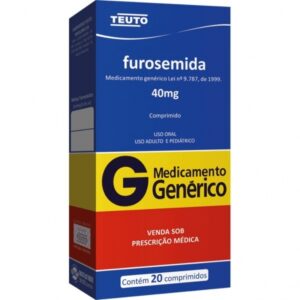 FUROSEMIDA 40 MG C 30 COMP - GEN