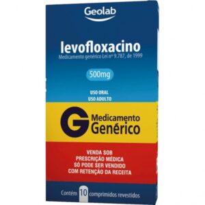 LEVOFLOXACINO 500MG COMP REV C/10 GEN P