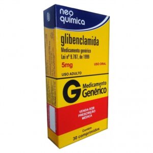 GLIBENCLAMIDA 5MG C/30 (CONTINUO)
