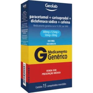 G. PARACETAMOL 300MG 15CPR +CAR+DSOD+CAF