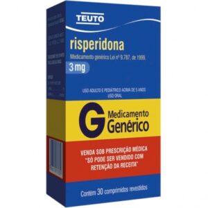 RISPERIDONA 3MG C/30 (ANTIBIOTICO)
