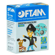 PROTETOR OCULAR DIVERTIDO INF. MASC C/20