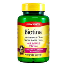 BIOTINA+VIT B1+B2+AC FOLICO MAXINUTRI 60CAPS/MAX