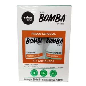 SALON LINE SH BOMBA ANTIQUEDA+COND 200ML