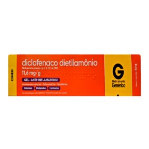 DICLOFENACO DIETILAMONIO GEL 60G (GERAL)