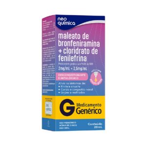 BRONFENIRAMINA + FENILEFRINA GTS C/20 ML NEOQ (G)