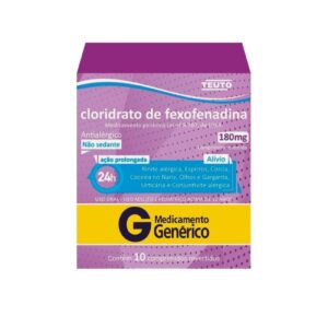 FEXOFENADINA 180 MG 10 CP
