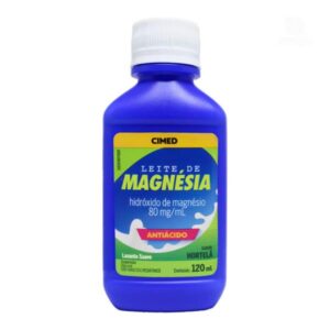 LEITE MAGNESIA 8% MENTA/HORT 120ML