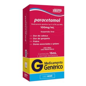PARACETAMOL 100MG/ML SUSP ORAL 15 ML