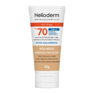 HELIODERM FACIAL FPS70 50G BEGE MEDIO