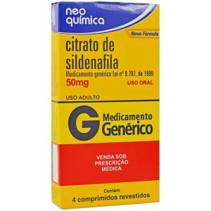 SILDENAFILA 50MG C/4