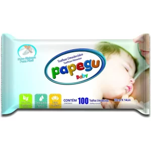 TOALHA UMED. PAPEGU BABY 12X120UN