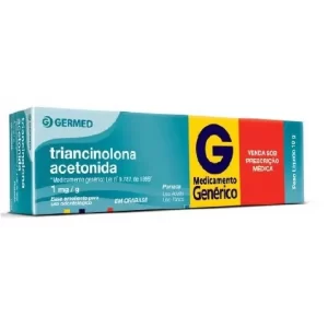 TRIANCINOLONA  ACETONIDA 10G POM (GERAL)
