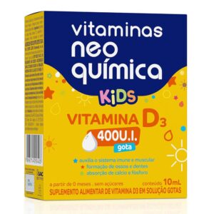 VIT NEO QUIMICA VIT D 400UI KIDS C/10ML NEOQ (VIT)
